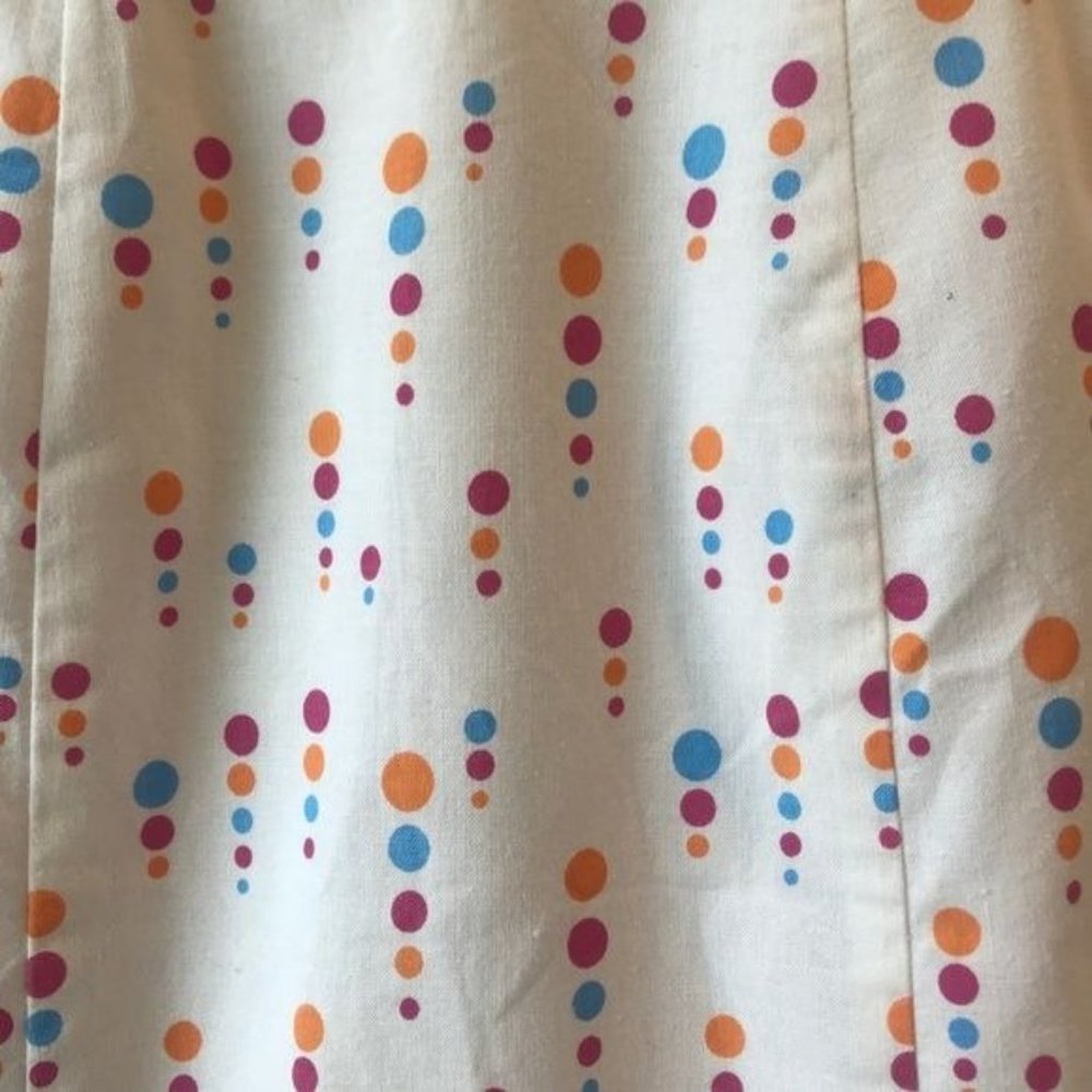 TPS Vintage MCM Polka Dot A-Line Skirt Sz SM - Picture 3 of 5
